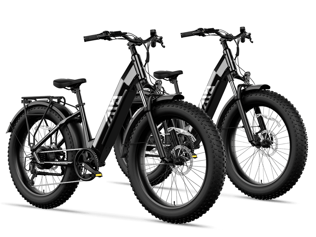 TST® Combo Sale Dreamer 26" Step-Thru Fat Tire Electric Bike