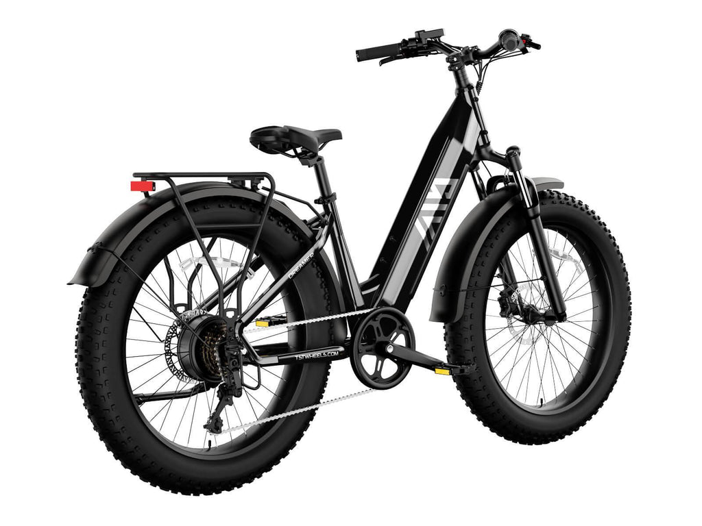 TST® Dreamer 26" Step-Thru Fat Tire Electric Bike
