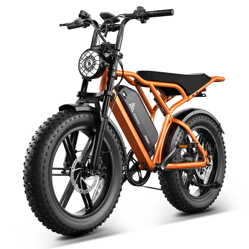 TST® R002 20'' 1500W Full Suspension Moped-style Electric Bike