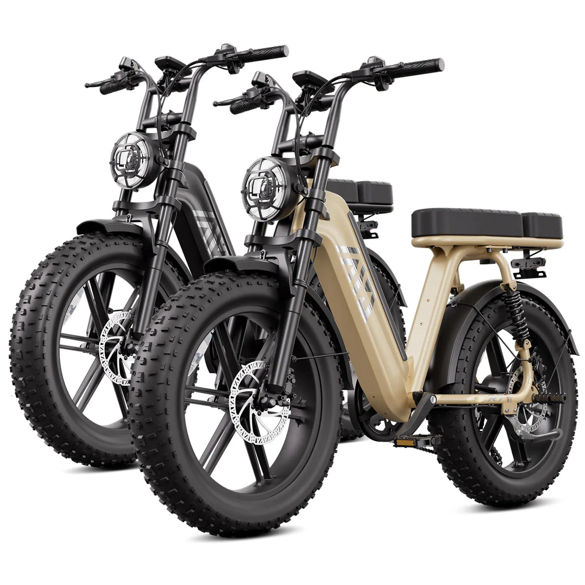 TST® Combo Sale R7 1500W Full Suspension Electric Cargo Bike