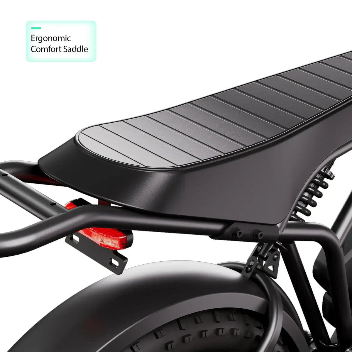 TST® R002 20'' 1500W Full Suspension Moped-style Electric Bike