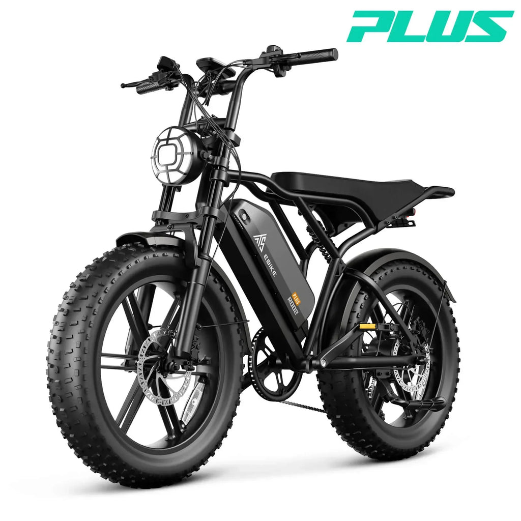 TST® R002 20'' 1500W Full Suspension Moped-style Electric Bike